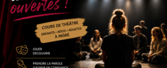 Scène Dramatique Ackermann - Ouverture des inscriptions pour la saison 2026-2027